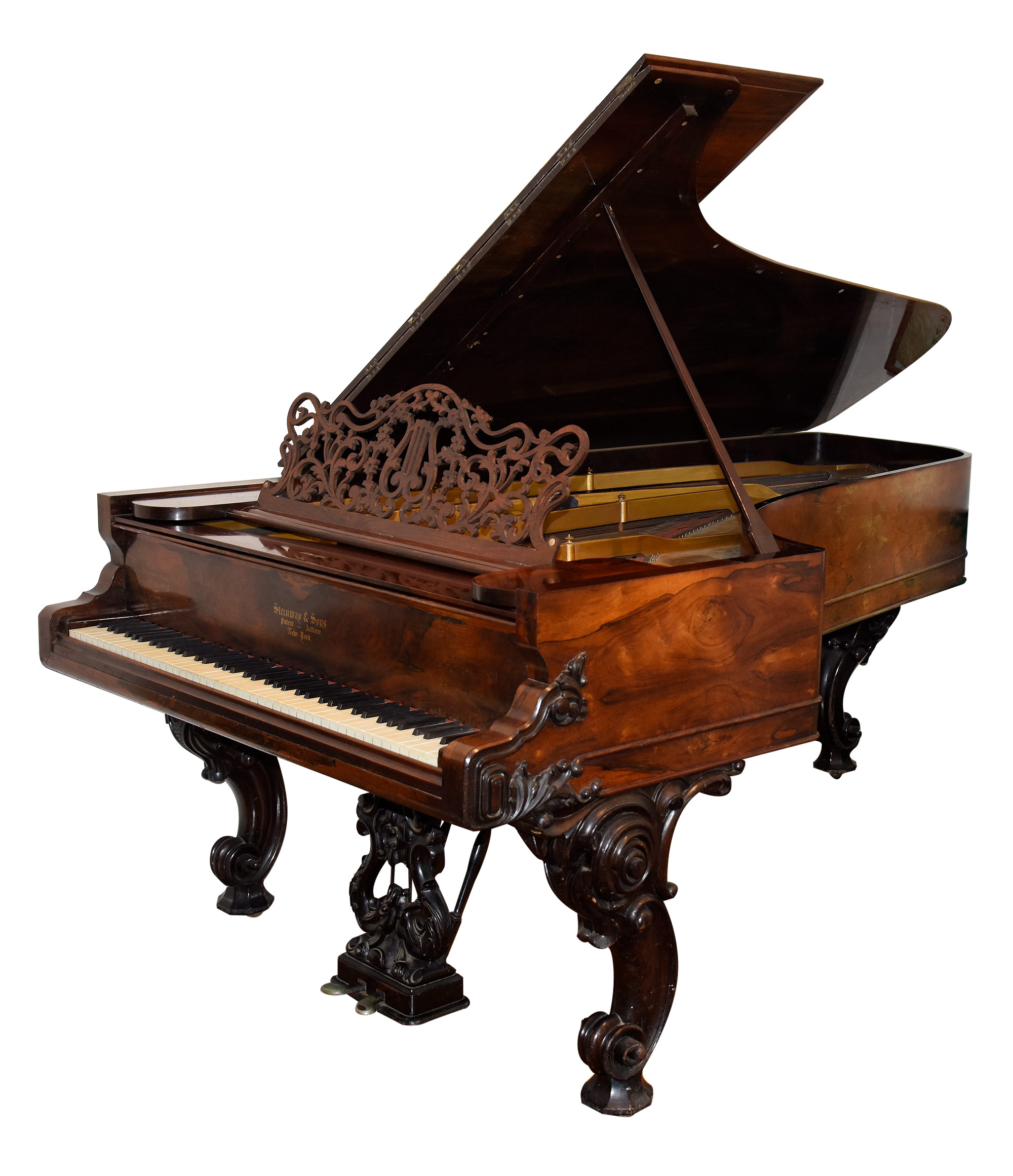 Piano de cola, Steinway, Nueva York, 1859Piano de cola, Steinway, Nueva York, 1859  