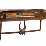 Antique square piano, antique piano, Frey pianoforte